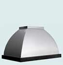 Double Roll Stainless Custom Range Hood